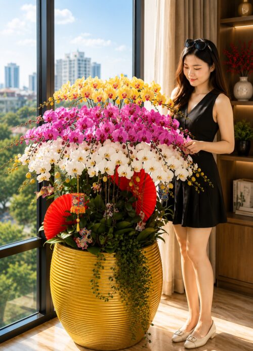 Chậu lan hồ điệp 30 cành - Hưng Thịnh An Khang Chậu lan hồ điệp 30 cành – Hưng Thịnh An Khang