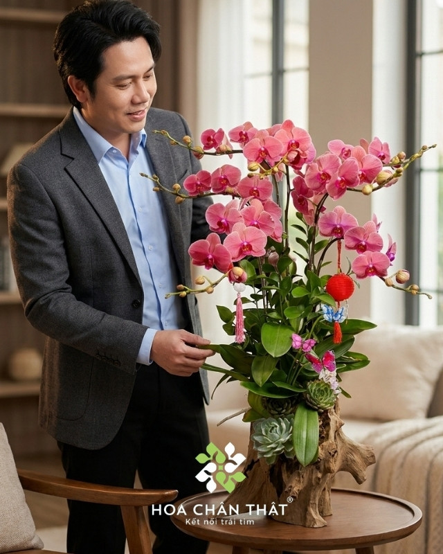 Máng Lan Hồ Điệp 7 Cành – Màu Đỏ Dâu Quyến Rũ Máng Lan Hồ Điệp 7 Cành – Màu Đỏ Dâu Quyến Rũ