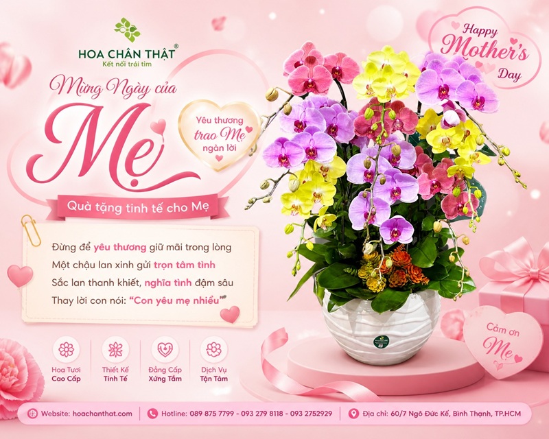 Ngày của mẹ - Hoa Chân Thật