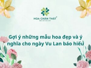 Hoa ngày vu lan báo hiếu